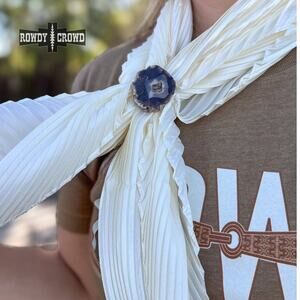 Dark Bay Natural Stone Scarf Slide